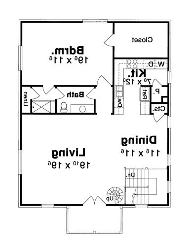 Garage Apt. image of Bassville House Plan